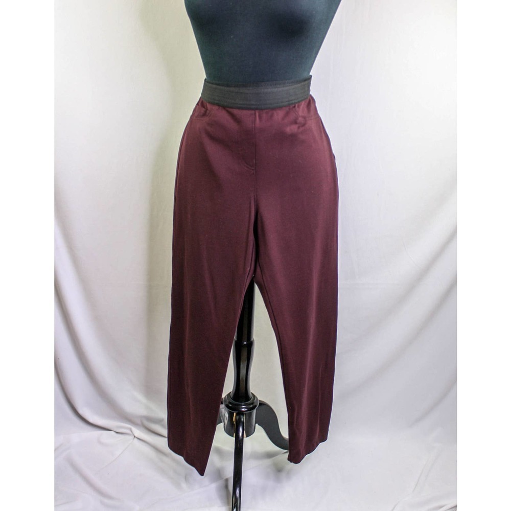 Peace Of Cloth Pants Elastic Waist Purple Mauve Size L